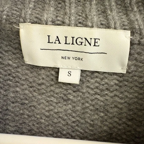 La Ligne Cashmere and Wool Striped Sweater - Picture 2 of 5